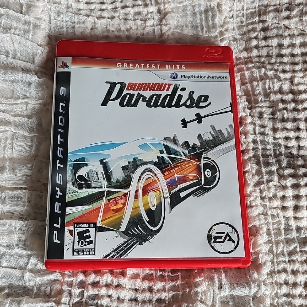 Burnout Paradise for PlayStation 3 - Red Case